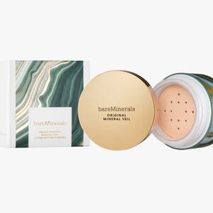 NIB BARE MINERALS DELUXE ORIGINAL MINERAL VEIL TRANSLUSCENT LOOSE SETTING POWDER